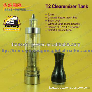 No leakage ,no burning smelling electronic cigarete t2